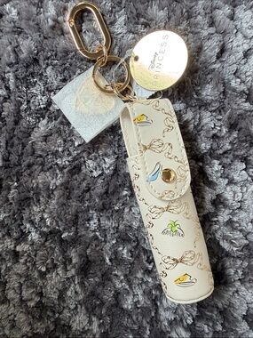 Bath & Body Works Disney Lipstick Case Keychain with Gold HardwarE - SOLD OUT